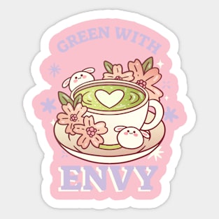 Green with Envy, Matcha tea Sticker